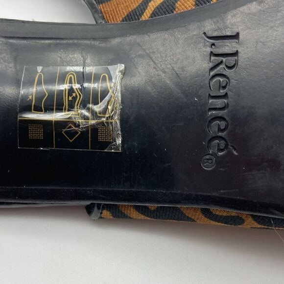 J.Renee Rio Leopard Print Heels Size 8M - Picture 8 of 9